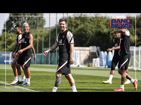 Astro Lionel Messi faz primeiro treino no PSG
