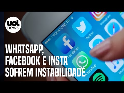 WhatsApp caiu: Plataforma, Facebook e Instagram passam por instabilidade